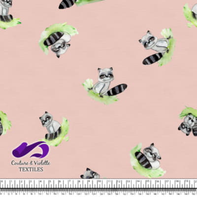 Small animals - Raccoon - Pink cloud