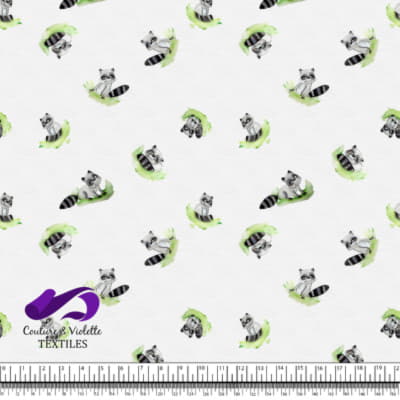 Small animals - Raccoon - White