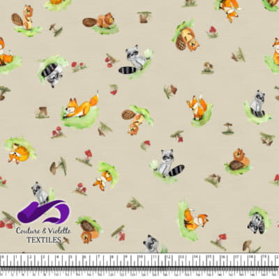 Smalls animals - Woodland animals - Cream cloud