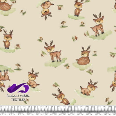 Smalls animals - Deers - Cream cloud