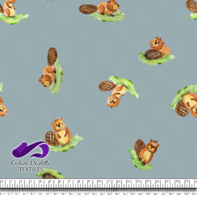 Smalls animals - Beavers - Blue cloud