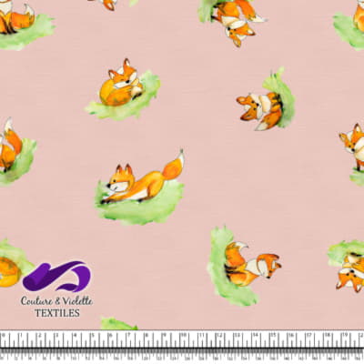 Smalls Animals - Fox - Pink cloud