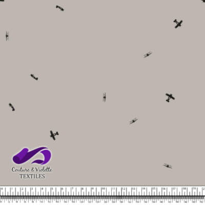 Little aviator - airplanes - silver cloud