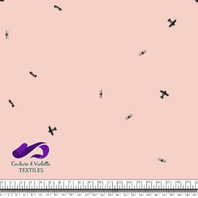 Little aviator - airplanes - pink cloud
