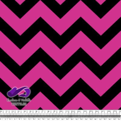 The Pink Doll - Chevrons - Purple Pink