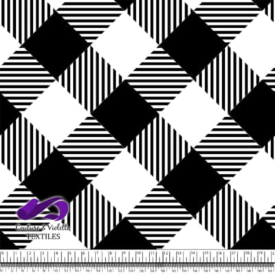 The Pink Doll - Gingham - Black