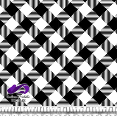 The Pink Doll - Gingham - Black