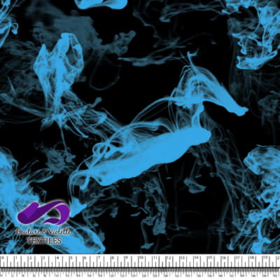 Vapeur - Blue on black background