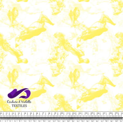 Vapeur - Yellow on white background