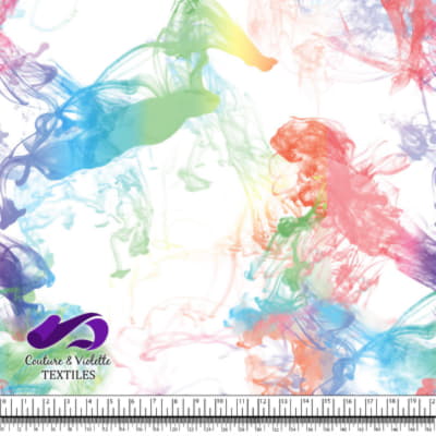 Vapeur - Rainbow on white background