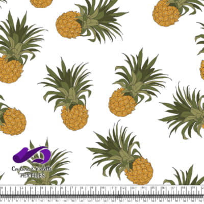 Tropical - Ananas - White