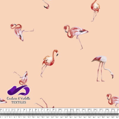 Tropical - Minimalist flamingo - Peach