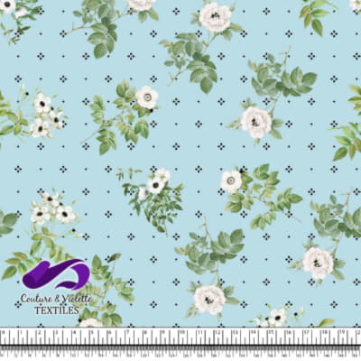 Anemone Flower - Glacier Blue