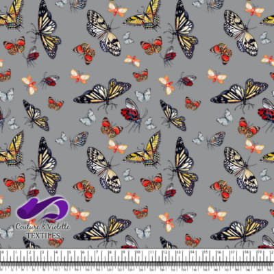 Butterflies - Ultimate gray