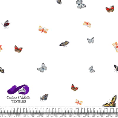 Butterflies - Minimalist - White