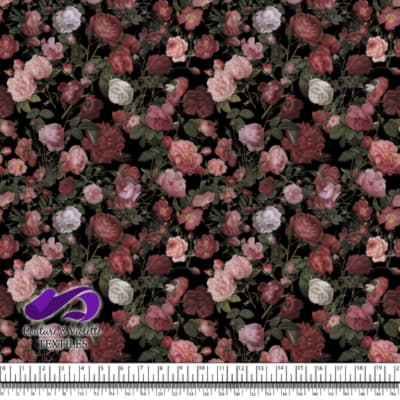 Autumn flowers - Black