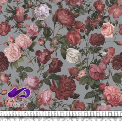 Autumn flowers - Ultimate gray