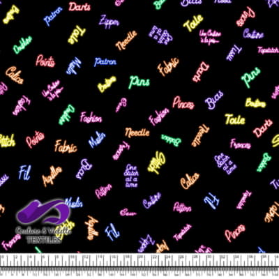 Colorful Sewing and Craft Words