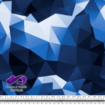 Texture Géo - Triangle Blue