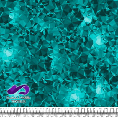 Texture Géo - Crystal teal
