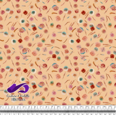 Monstera - Roses - Apricot