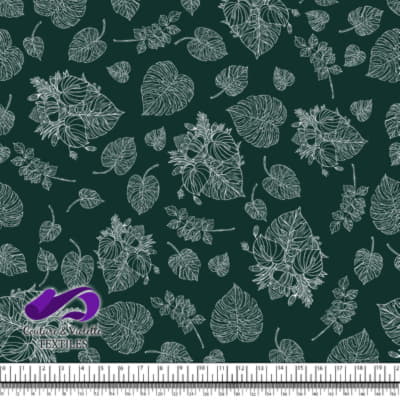 Monstera - Outline white - Growth