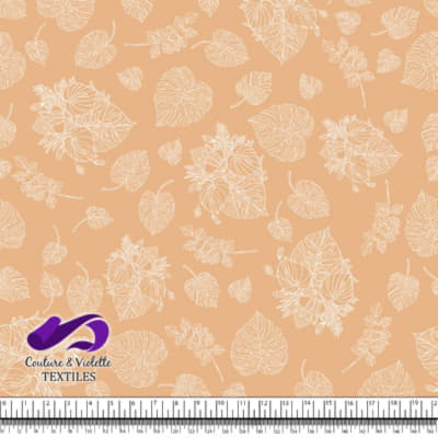 Monstera - Outline white - Pluto