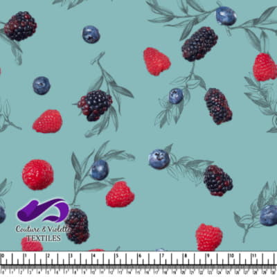 Salade de fruits - Petits Fruits - Dusty Aqua