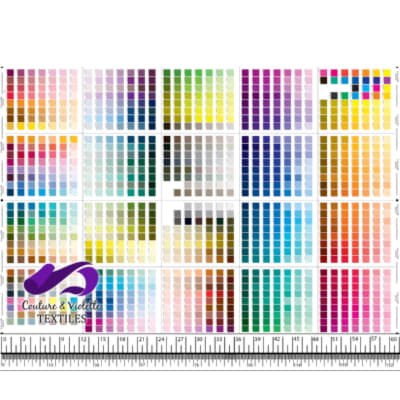 Charte Pantone PMS CVT
