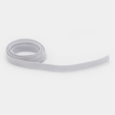 Flat elastic band 9mm - White