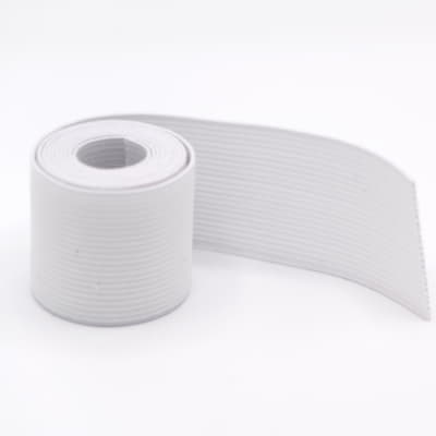 Flat elastic band 38mm - White