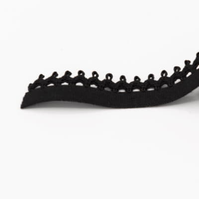 Elastic lingerie picot 14mm - Black